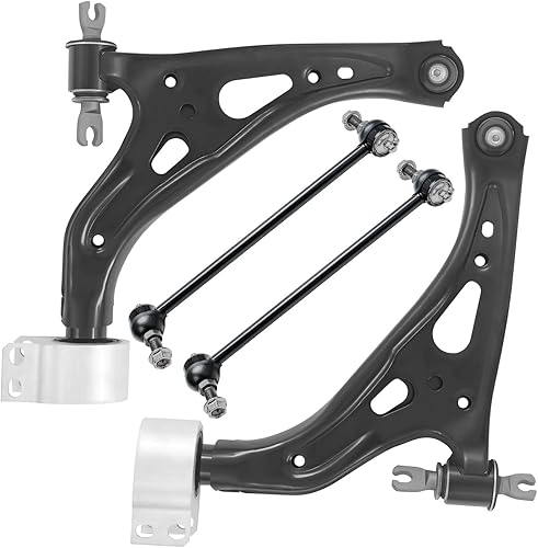 Miniatura 169 de Detroit Axle - Brazos de control delanteros inferiores con rótula + barras estabilizadoras de repuesto para Chrysler Dodge Intrepid 300M Concorde