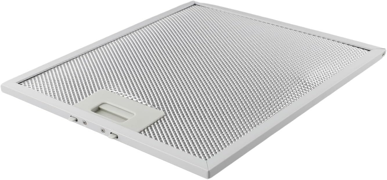 2pcs Silver Cooker Range Hood, Metal Mesh Extractor Vent Filter for Range Hoods, 12x10.5x0.35mm