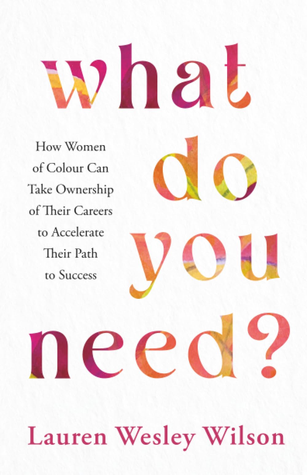 What Do You Need by Lauren Wesley Wilson PAPERBACK 9781837823482