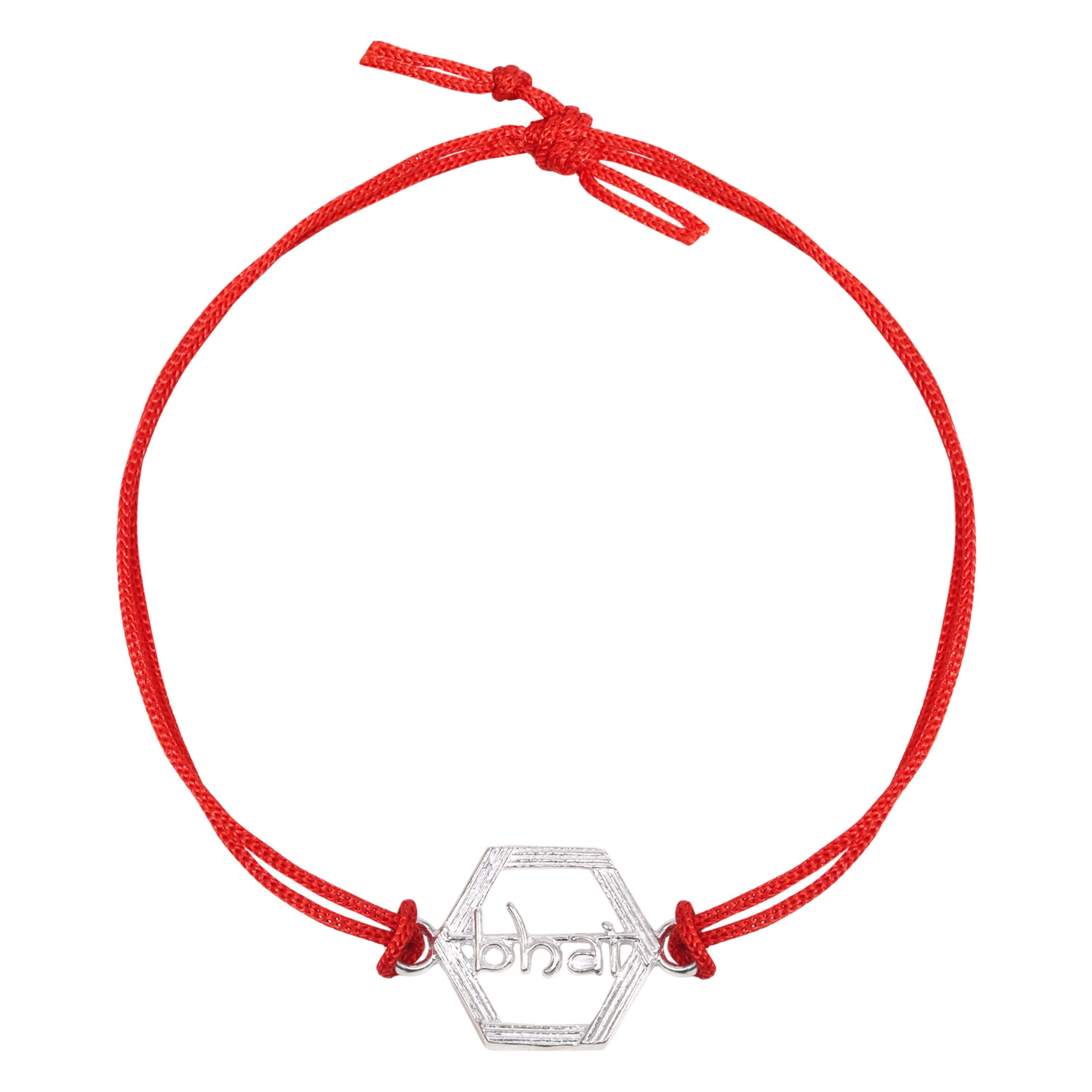 Silver Chest 925 Silver Rakhi for Brother - Pure Chandi Rakhi for Men and Boys in Moli Dhaga with Authenticity Certificate | Design -BHAI (Hexagon) (B0D8TG5B28) Amazon Price History, Amazon Price Tracker