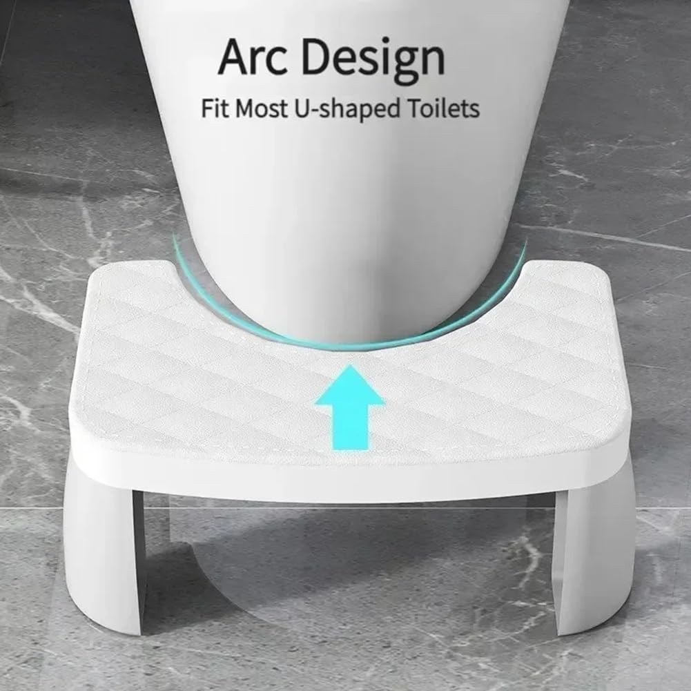 Sgabello WC per adulti, accessorio da bagno, rimovibile e antiscivolo