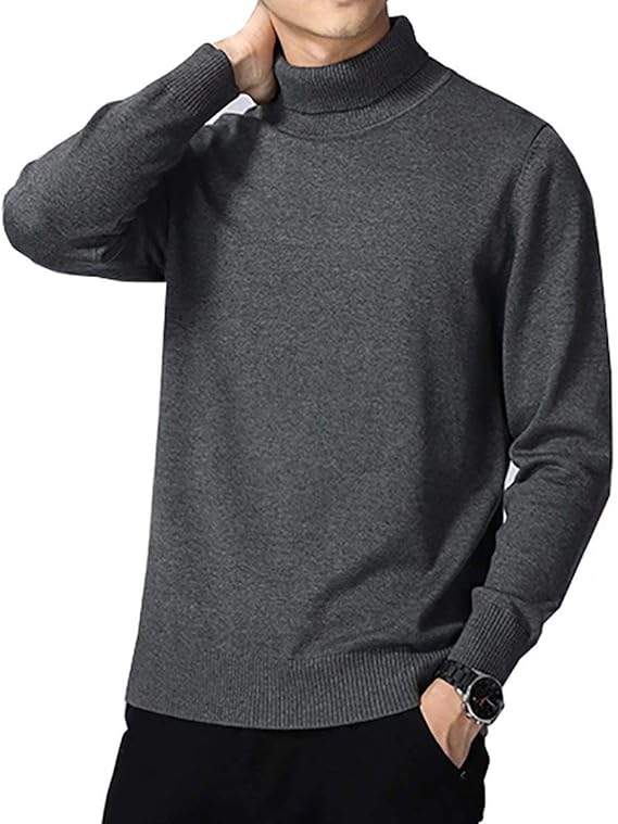 Amazon Co Jp Ian Life セーター メンズ ハイネック ニット タートルネック 綿100 無地 薄手 厚手 秋 冬 大きいサイズ 13色 M 3xl展開 ファッション