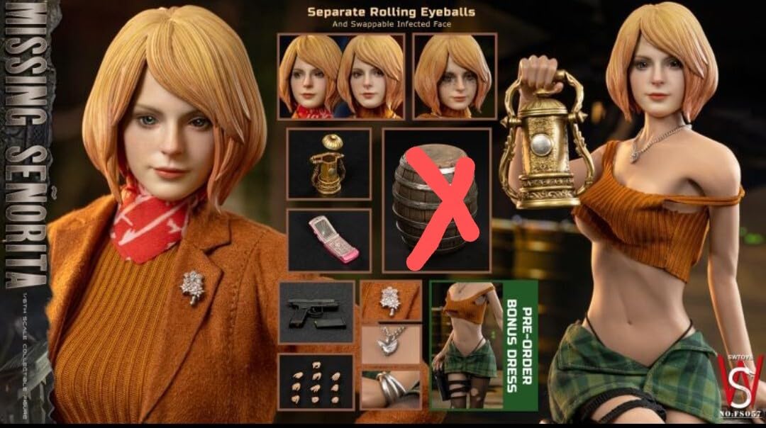 Amazon | 1/6 アシュリー・グラハム アクションフィギュア シームレス