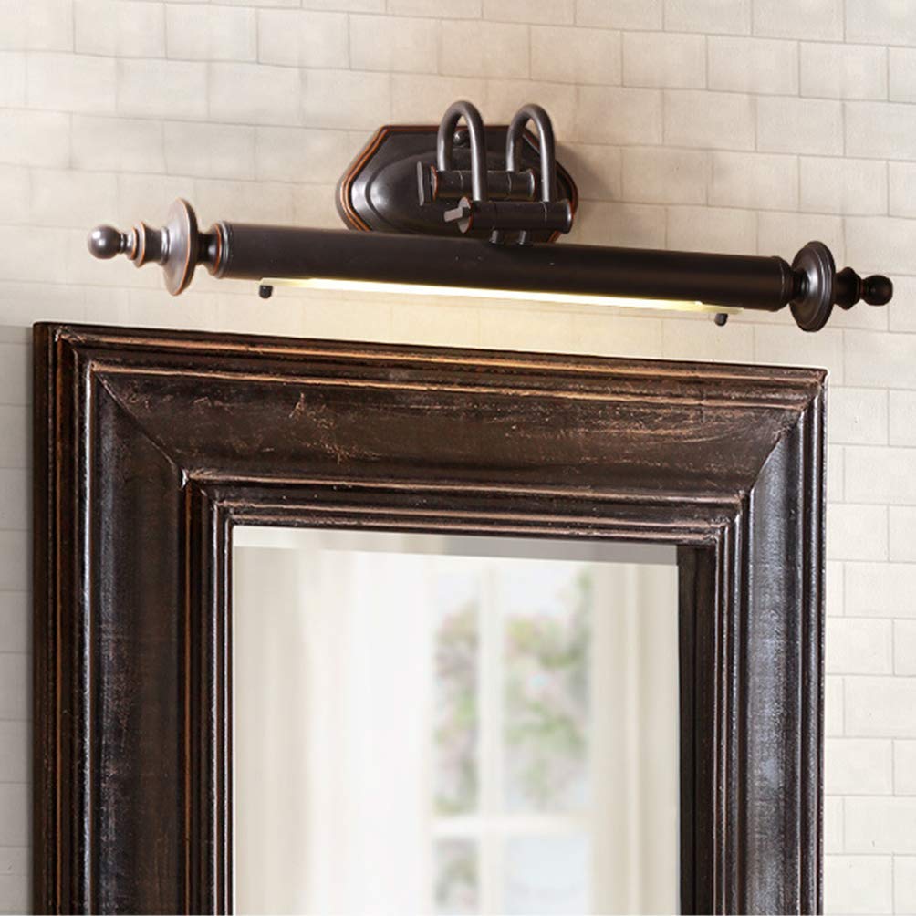 Lampe de miroir LED salle de bain rétro finissez-en avec le manque de clarté vintage