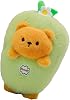 Reversible Animal Plush - Bear Stuffed Animals For Girls | Cute Eggplant Doll Bear Stuffed Animal For Boys