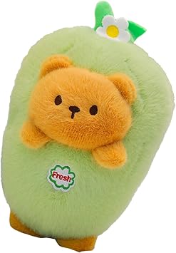 Reversible Animal Plush - Bear Stuffed Animals For Girls | Cute Eggplant Doll Bear Stuffed Animal For Boys