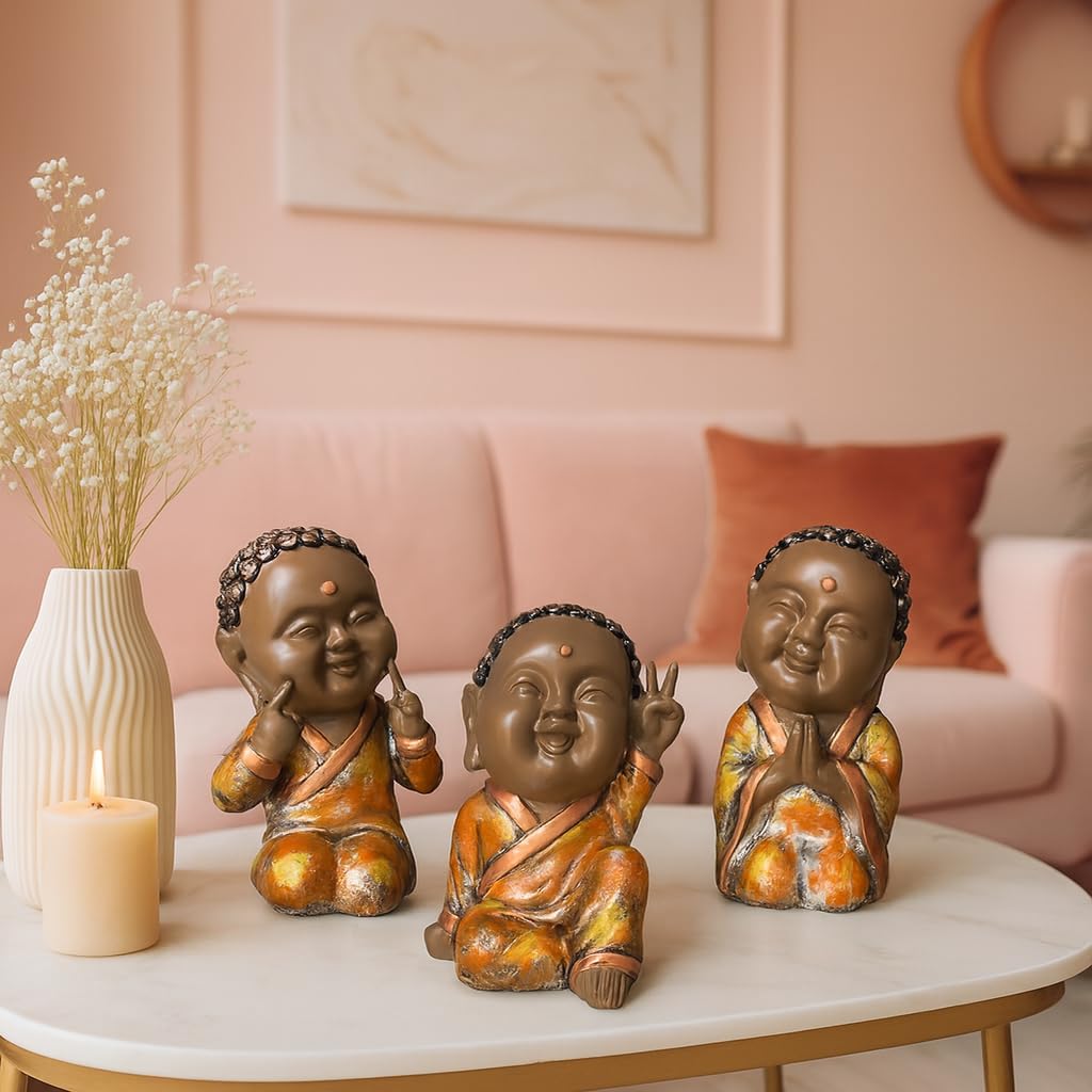 Cute Baby Buddha Figurines - Uplift Your Home -2