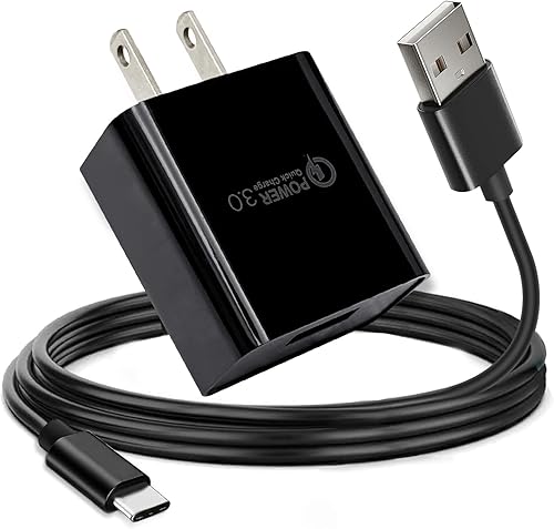 Adaptador de corriente de cargador rápido de 10 pies para interruptor hogar y viaje, cargador rápido USB C, cable de carga y adaptador de CA