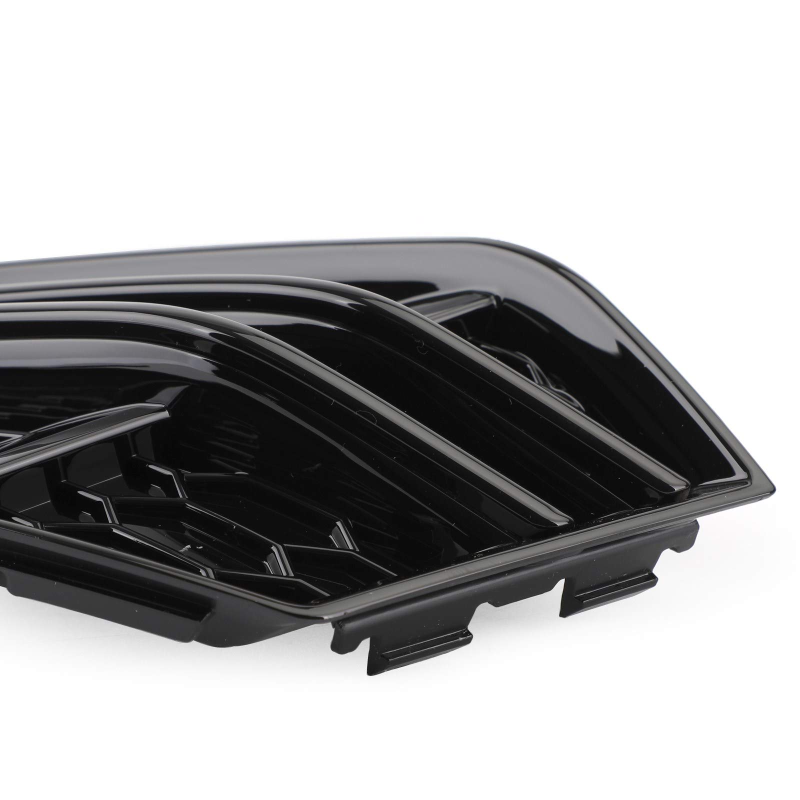 Griglia paraurti anteriore Black Front Fog Light Cover Fit for AUDI A4 B9 S-LINE 2016-2018 Bumper Grille (No Logo)