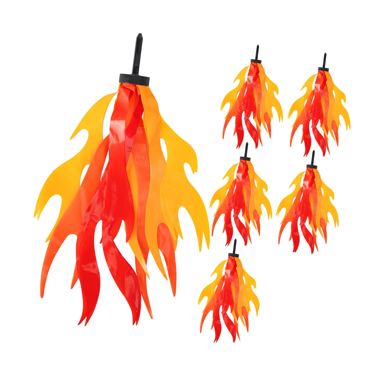 carotoe Of 6 Childrens Bike Handle Tassels Set of 6 Bike Handlebar Streamers in Bright Color for Fun and Safe Riding Experiencing Handlebars Decorations