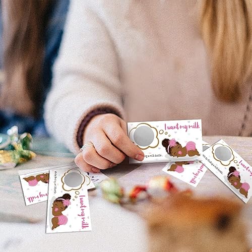 Miniatura 7 de REWIDPARTY Tarjetas de juego de fiesta para raspar para baby shower (32 piezas) Actividad para despedida de soltera baby shower, boletos festivos