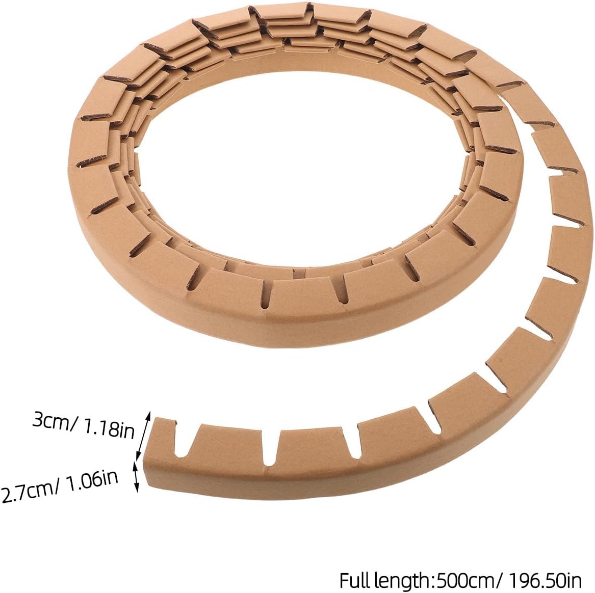 2pcs Logistics Packaging Edge Protector Paper Curved Shield for Metal Coils