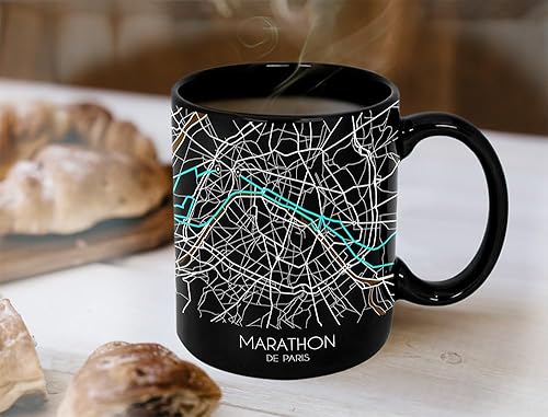 Miniatura 27 de TJ Originals Marine Corps Trail - Taza de café de cerámica de 11 onzas, regalos motivacionales para hombres, recuerdo de camino de maratón, regalo