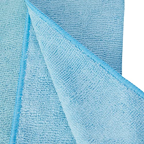 Image of amazon basics Microfiber Cleaning Cloth - 222 GSM (Pack of 6), Multicolor- 40cm X 30cm
