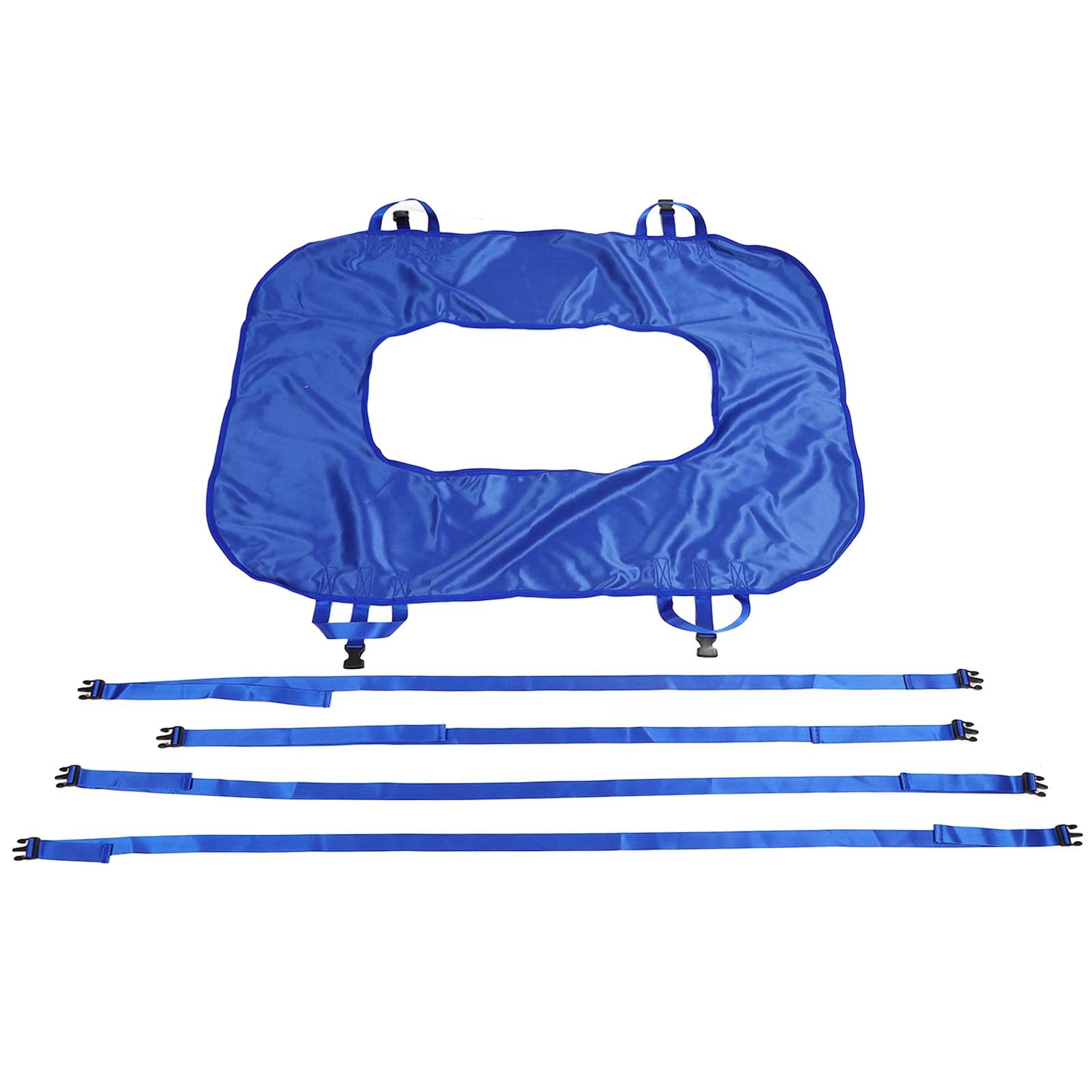 KENANLAN Coussin de lit de positionnement avec 4 poignées souples renforcées, dispositif de rotation du patient pour éviter les douleurs au lit, fixation du corps creux, aide à retourner le coussin en