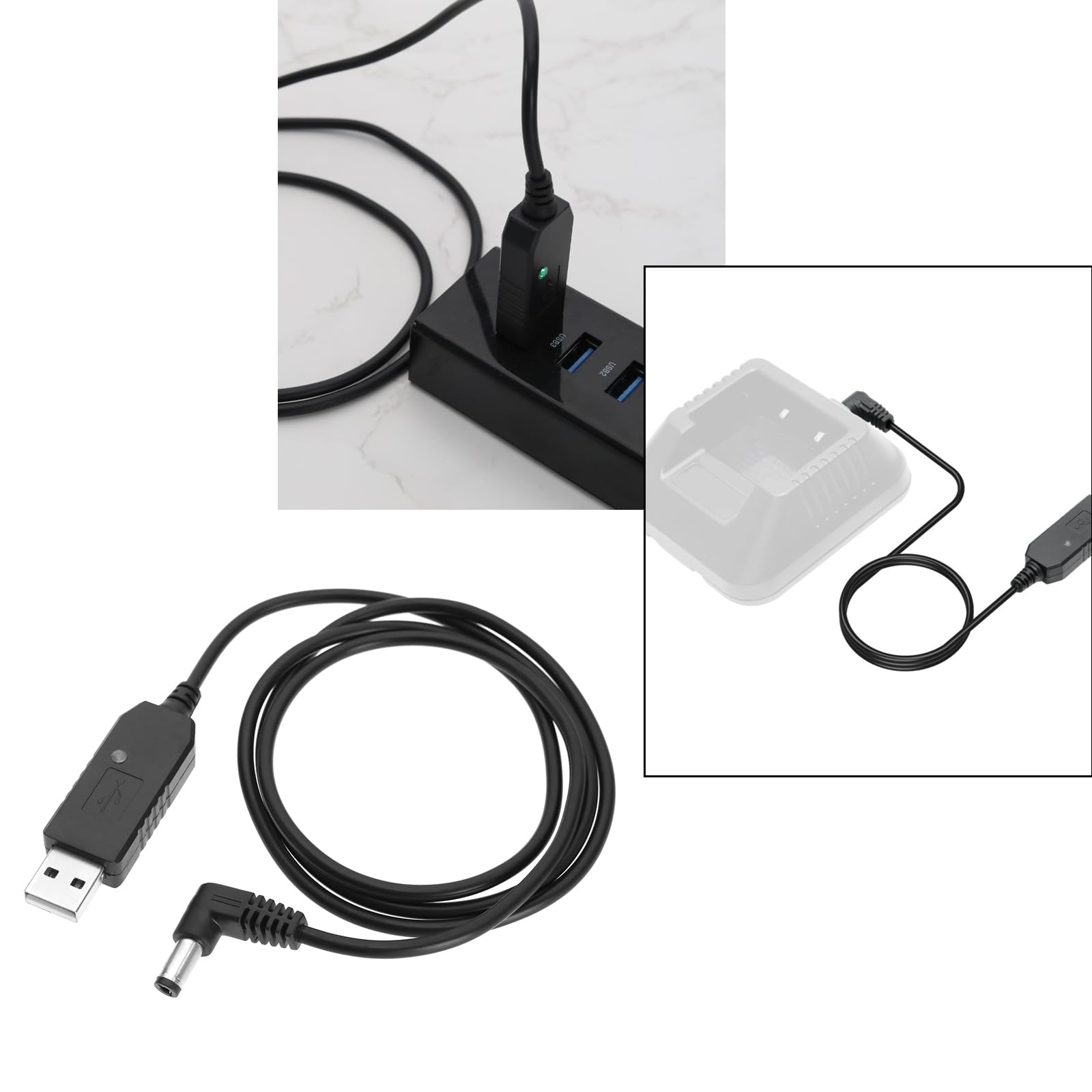 Cavo Di Ricarica USB Per Walkie Talkie Baofeng - 2 Pezzi Per UV-5R, UV-82, UV-9R Plus E Citofoni - Foto 6