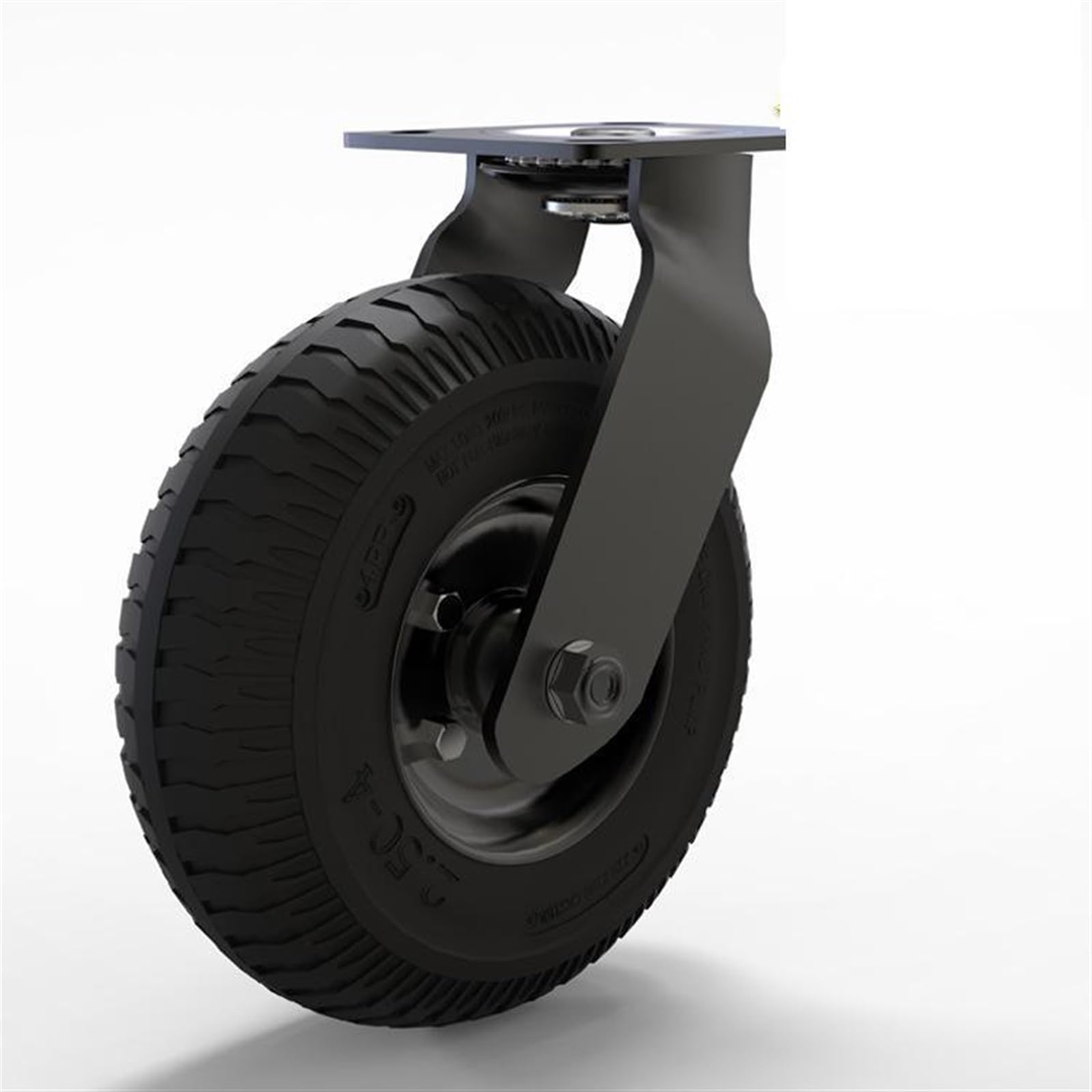 Roulette gonflable électrophorèse 8 pouces haute résistance pour matériel hôtelier