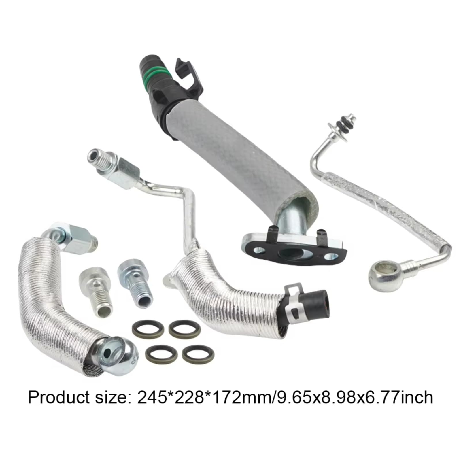manguera Compatible Con Buick Para Encore 2013 2014 2015 2016 2017 2018 2019 2020 2021 Línea Drenaje Retorno Aceite Para Turbo Kit Tubería De Alimentación Aceite 55592600