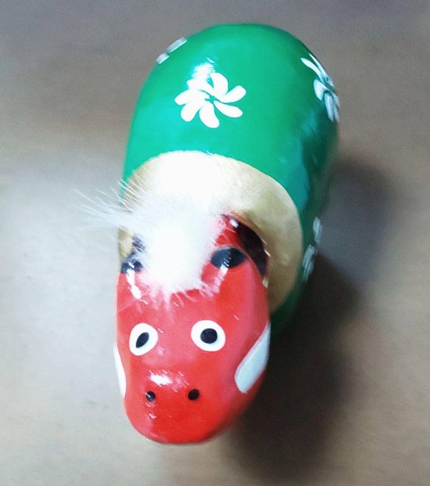 Amazon.co.jp: 獅子舞赤べこ 白河だるま 3号サイズ : おもちゃ