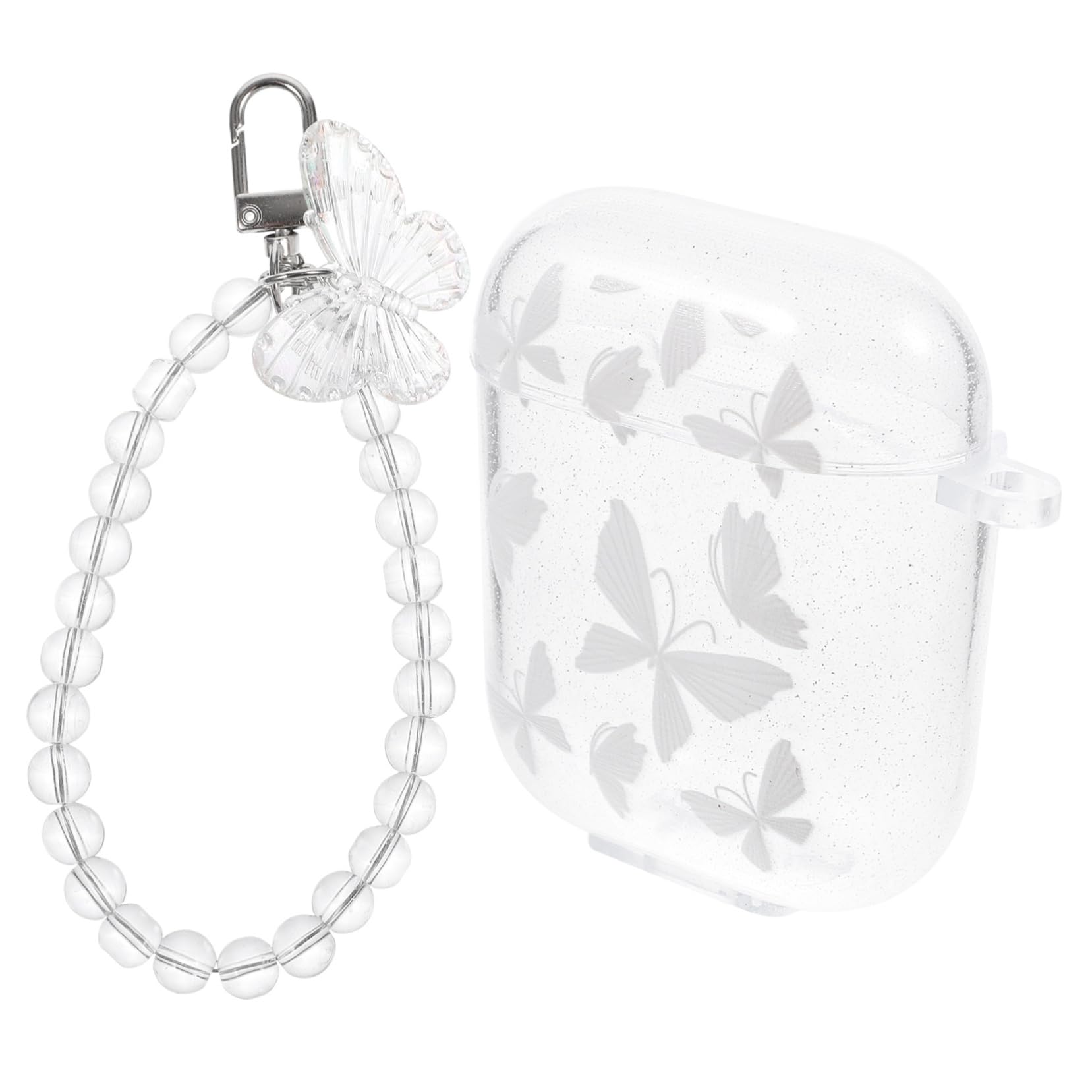 OSALADI 5piezas Funda De Protección para Auriculares con Cadena De Cuentas Estuche Compatible con y Diseño Único y Adorable Ligero y Resistente Caídas