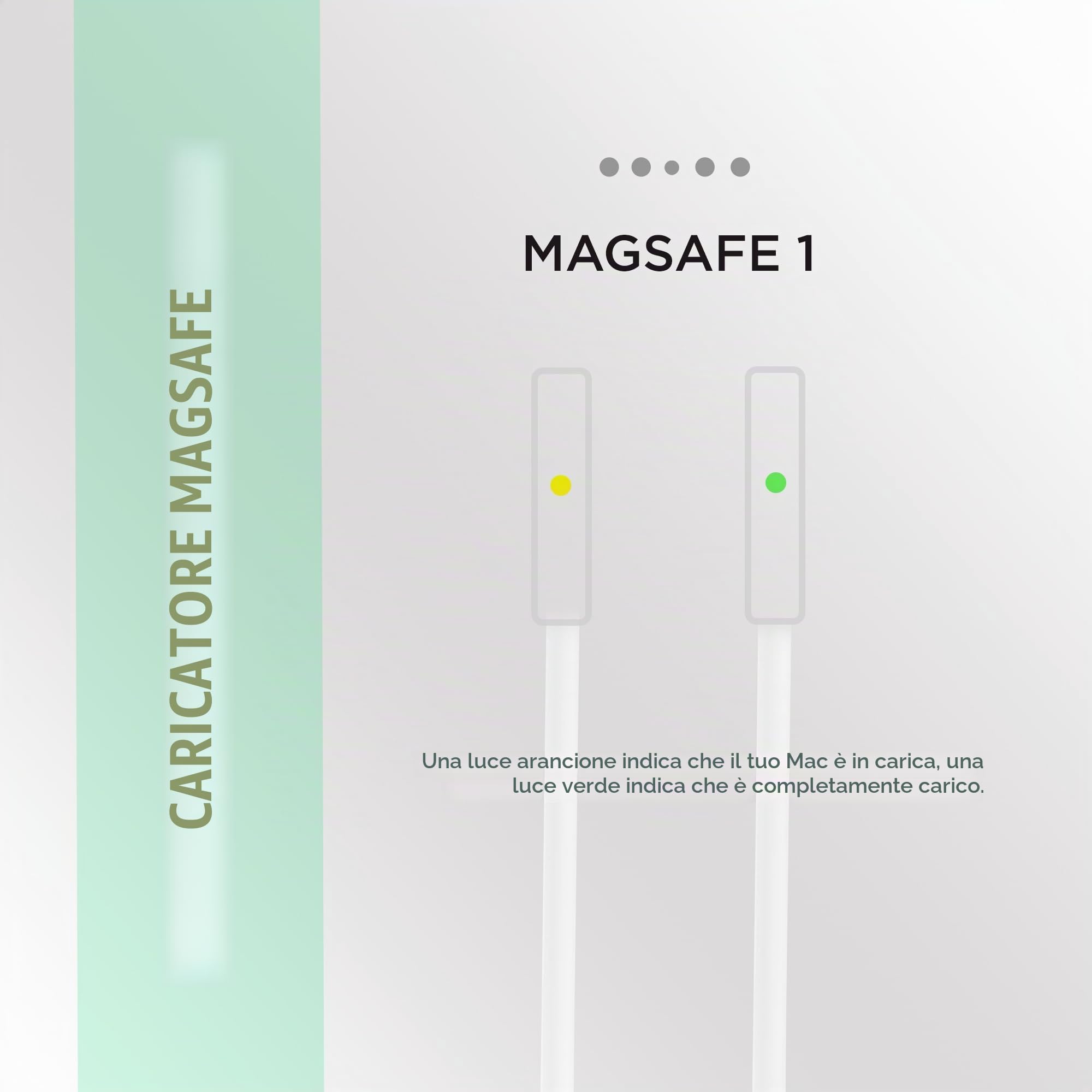 Leyf Alimentatore di rete 60 W L – Tip Adattatore per Mac Air, Mac Pro cavo di ricarica Power Adapter Caricatore compatibile con Mac Pro 11 13 pollici – 2008, 2009, 2010, 2011, metà 2012