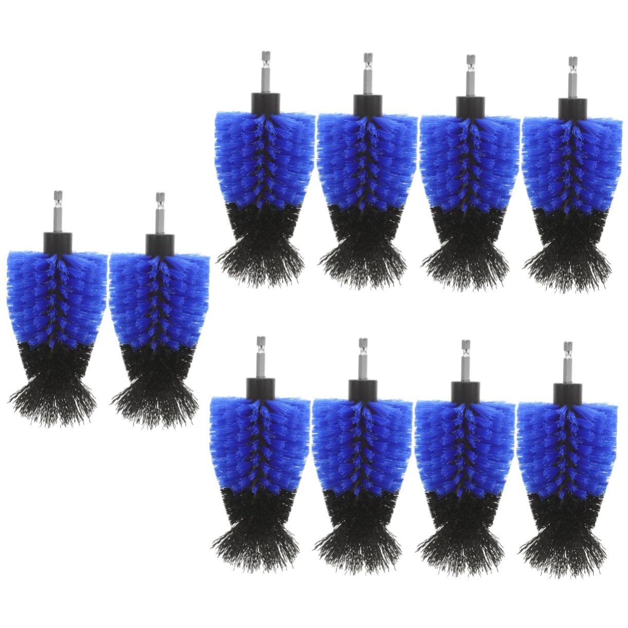 FRCOLOR 10piezas Brochas De Limpieza para Taladro Accesorios De Cepillo De Fregado Multiusos para Cocinas y Baños