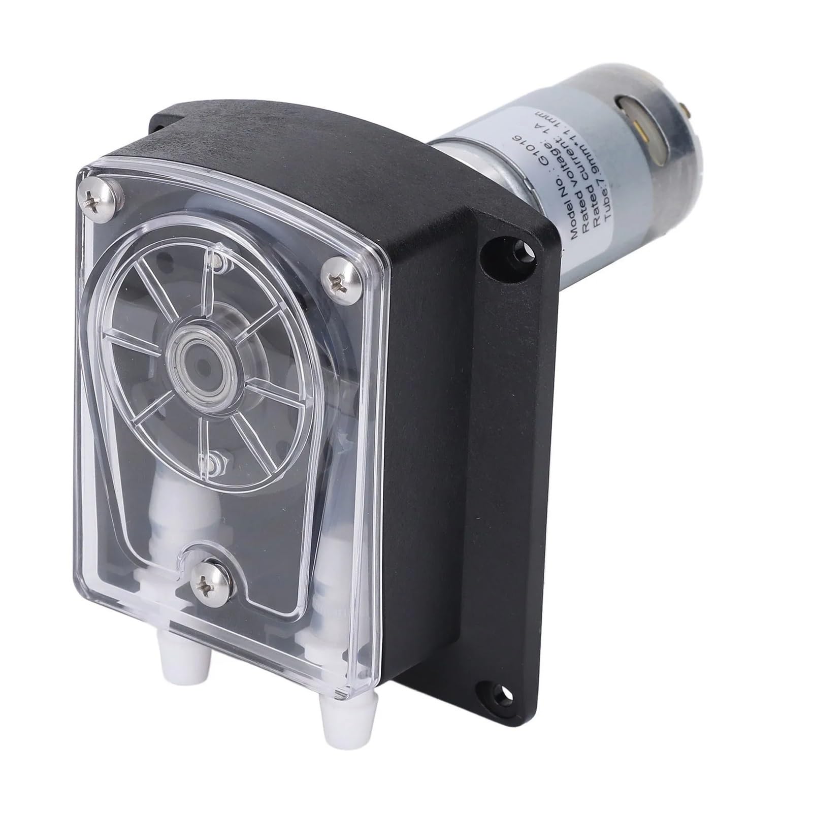bomba peristáltica, Bomba peristáltica de alta presión, 1500 ml/min, grado alimenticio, doble cabezal, industrial, 24 V CC