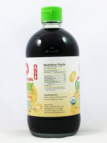 Miniatura 3 de Wan Ja Shan: Tamari Orgánico Sin Gluten Menos Sodio (1 X 15 Fl Oz)