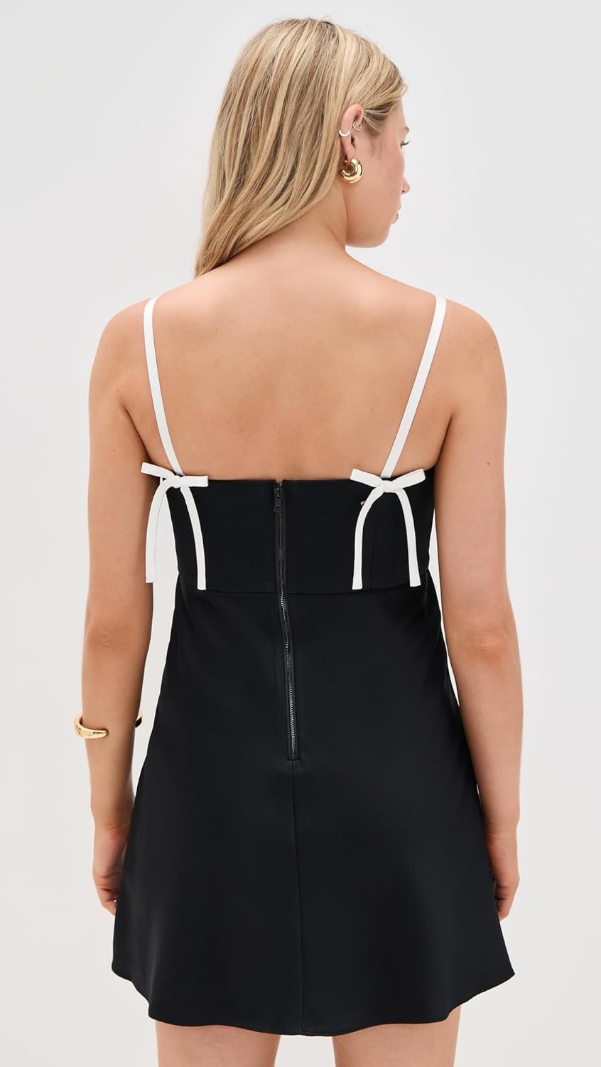 alice + olivia Women's Morgan Babydoll Mini Shift Dress - Image 3