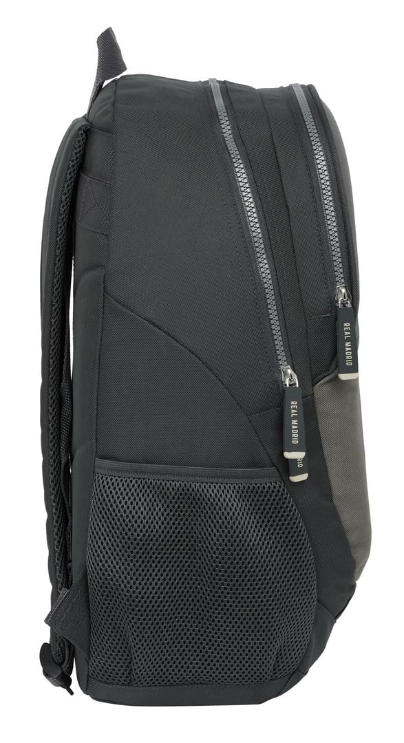 Safta REAL MADRID 3ª EQUIPACIÓN 24/25 - Mochila Escolar Infantil, Ideal para Niños de Diferentes Edades, Cómoda y Versátil, Calidad y Resistencia, 32x16x44 cm