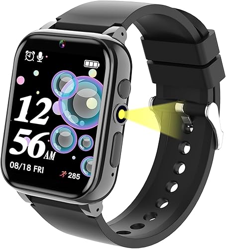 Reloj inteligente para niños, reloj inteligente de 1.7 pulgadas, juguetes con 26 juegos, cámara, grabadora de video, calculadora de alarma musical,