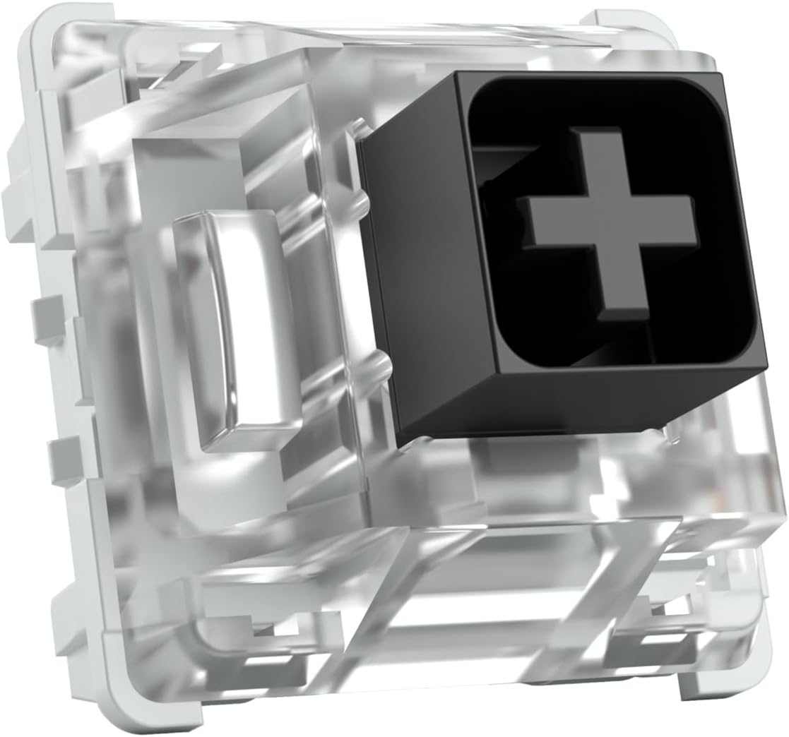 GLORIOUS Kailh Box Black Mechanical Keyboard Switches: Linear 120-Pack - Optimal for Intense Gaming and Smooth Typing Experience