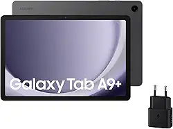 Samsung Galaxy Tab A9+ 10,9 polegadas, 8 GB de RAM, 128 GB de armazenamento de memória expansível, Wi-Fi + 5G, grafite
