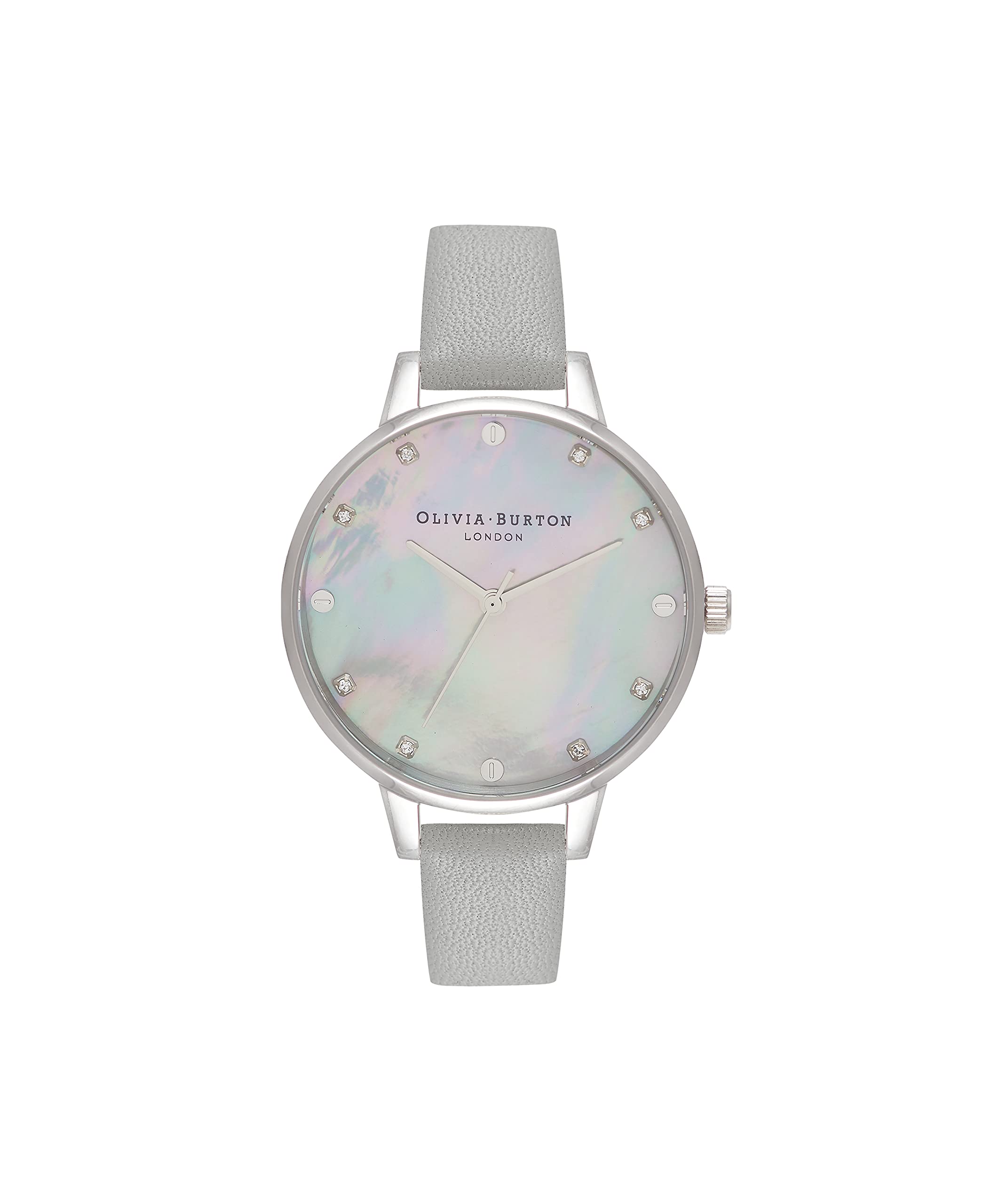Ladies Olivia Burton Classics Demi Grey MOP Grey and Silver Watch