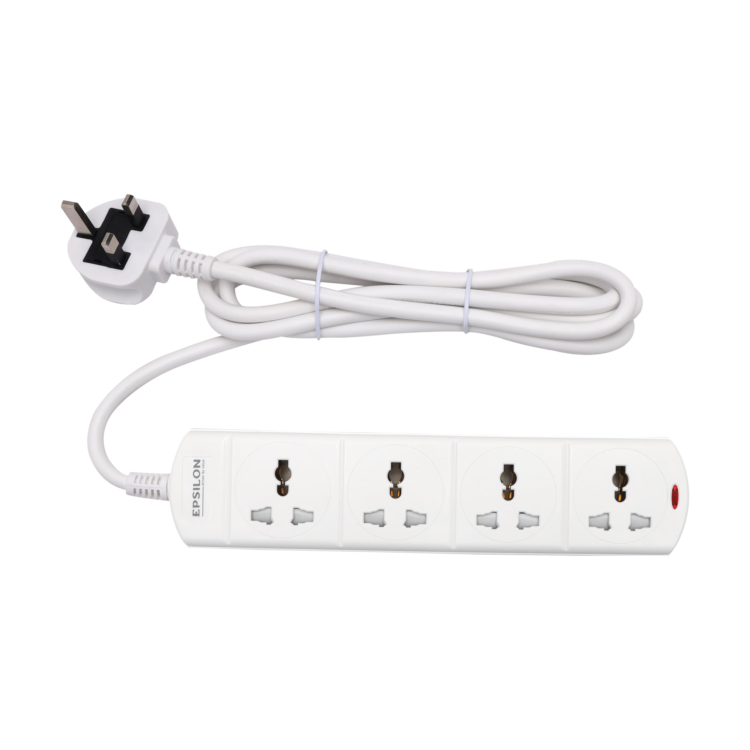 EPSILON 4 way Extension socket 3M 1X24