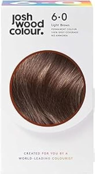 Josh Wood Colour Permanent 6.0 Light Brown Ammonia-Free Hair Dye