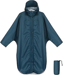 Sponsored You’re seeing this ad based on the product’s relevance to your search query.Learn more about this advertisement ANYOO Waterproof Rain Poncho Raincoat with Hood and Sleeves, Lightweight and Windproof Rainwear for Men and Women, One Size