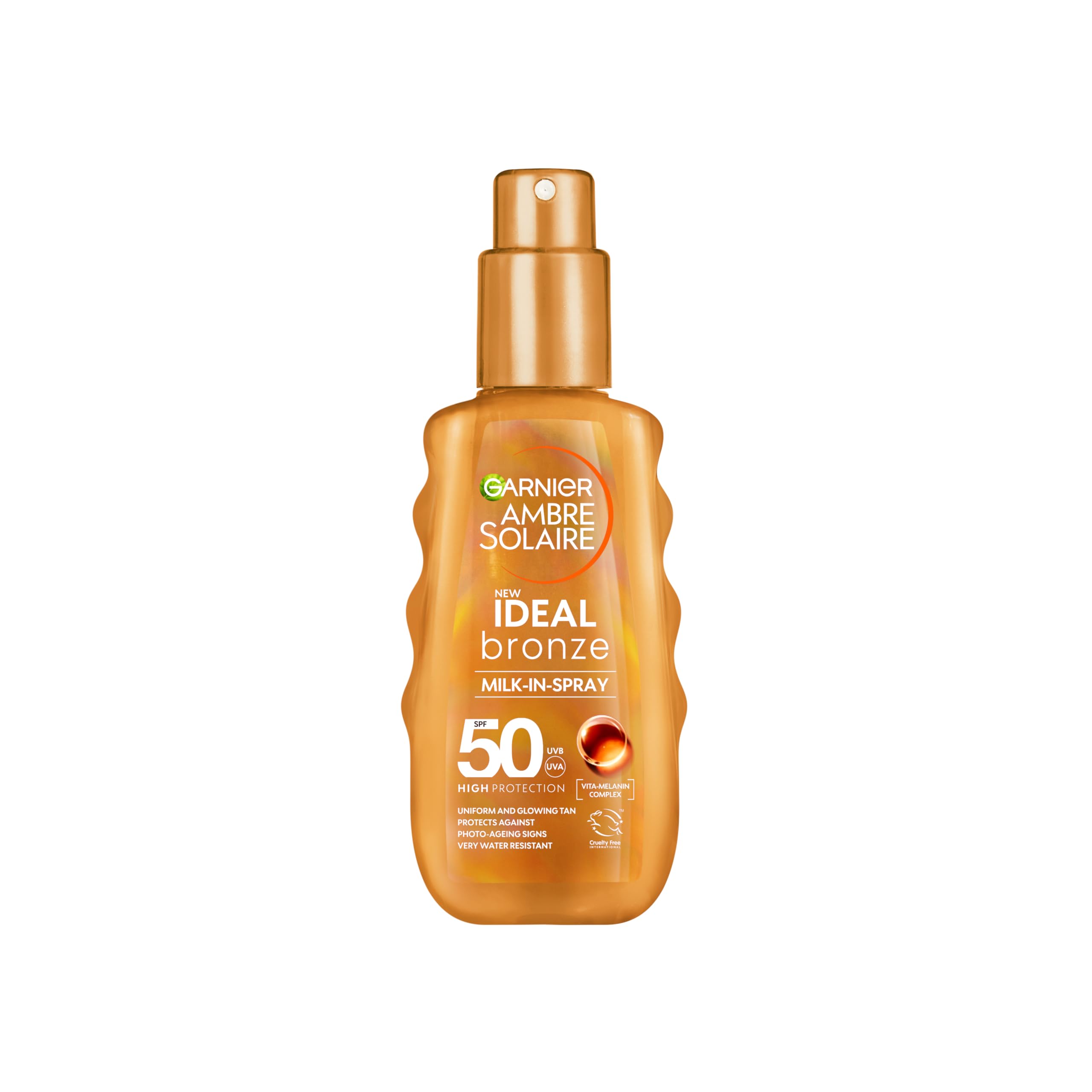Garnier Ambre Solaire Sun Cream Ideal Bronze Milk-In Spray SPF 50 150ml