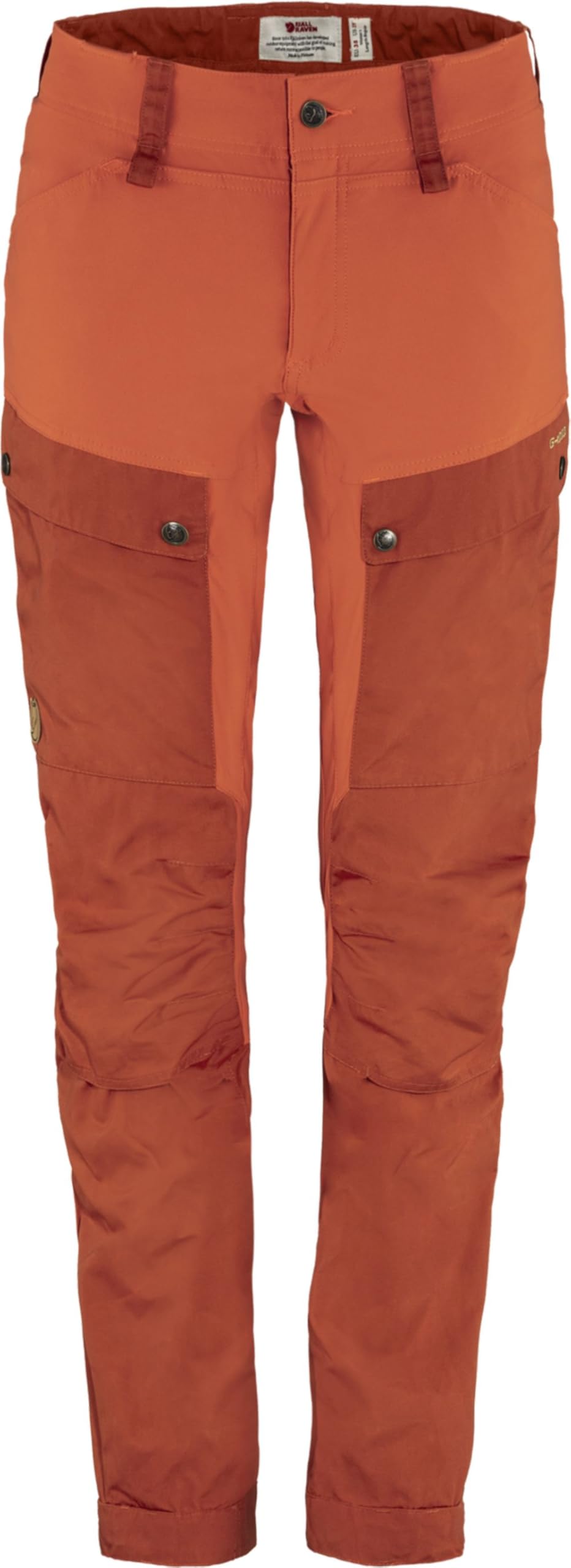 Fjallraven 89898-321-333 Keb Trousers W Reg Pants Women's Cabin Red-Rowan Red Size 42