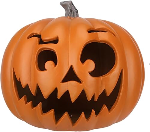 Farol Jack O con luz de calabaza de Halloween, luces de calabaza preiluminadas para porche de Halloween, fiesta, puerta delantera, chimenea, disponible en Yaxa Peru