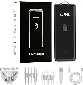 Grimgrow Dog Cat Home Hair Waterproof Clipper Portable Electric USB Rechargeable Pet Grooming Tools Low Noise Shaver Cordless Trimmer for Small and Large Pets