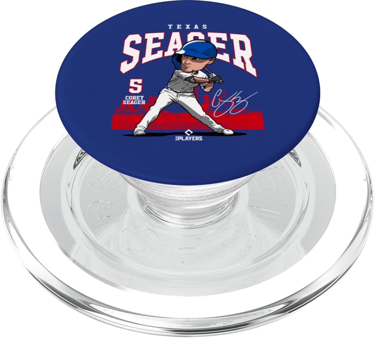 Corey Seager | Texas Baseball MLB Players | MLBSEA4054 PopSockets PopWallet for MagSafe