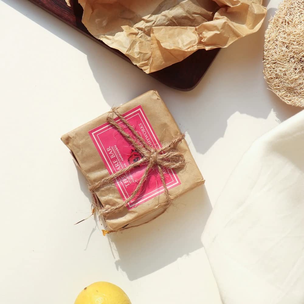 The Bare BarAbsolute Rose Bar, 100 Grams I For All Skin Types | Natural and Soothing