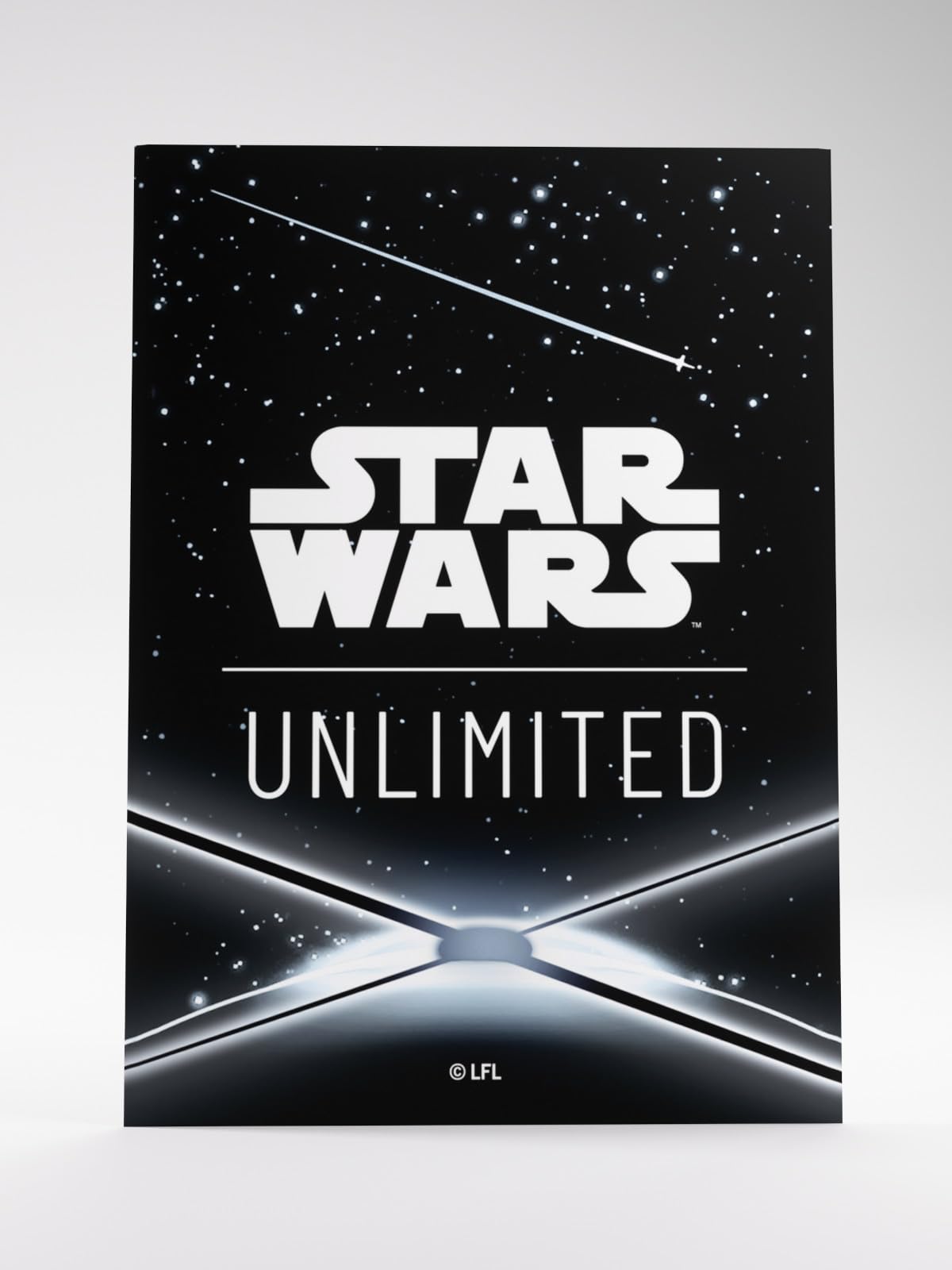 Gamegenic, Star Wars: Unlimited Premium Art Sleeves - Card Back Black, Sleeve color code: Gray