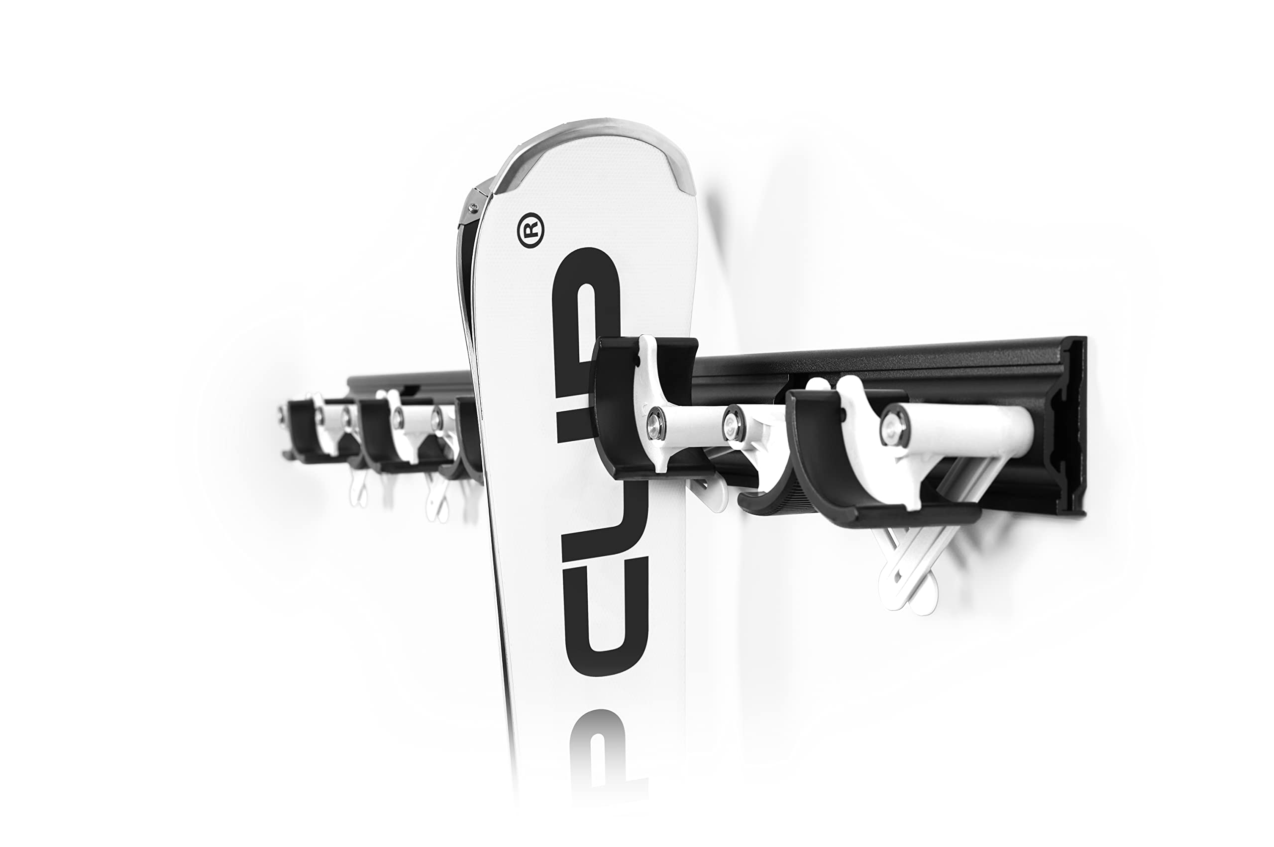 Regular5 A | Soporte universal | Soporte para esquís | Soporte para snowboard | Soporte de pared | Soporte para dispositivos | Soporte para herramientas | De aluminio y plástico reforzado