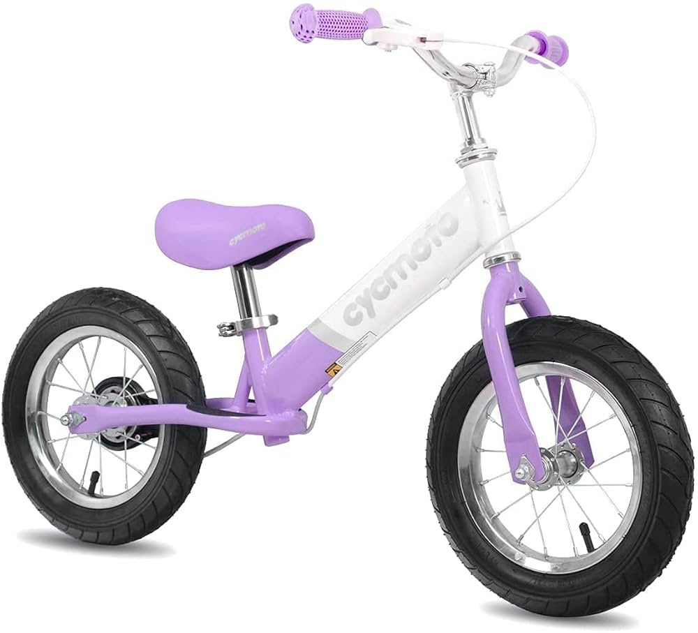 紫のバランスバイク・ペダルなし自転車 紫のバランスバイク・ペダルなし自転車