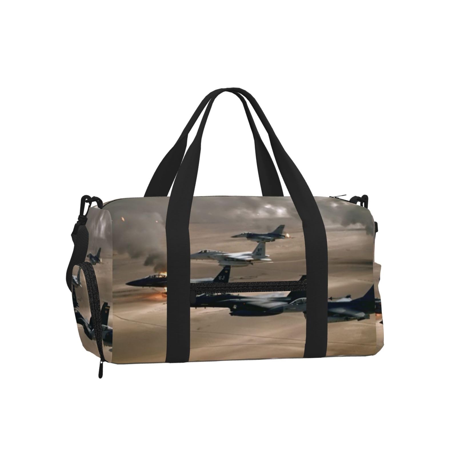 Samolot wojenny drukowany Ręczna torba sportowa crossbody Ręczna torba podróżna