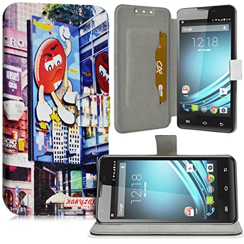 KARYLAX Seluxion - Etui Support Porte-Carte Universel M avec Motif KJ26 pour Kazam Thunder² 4.5L