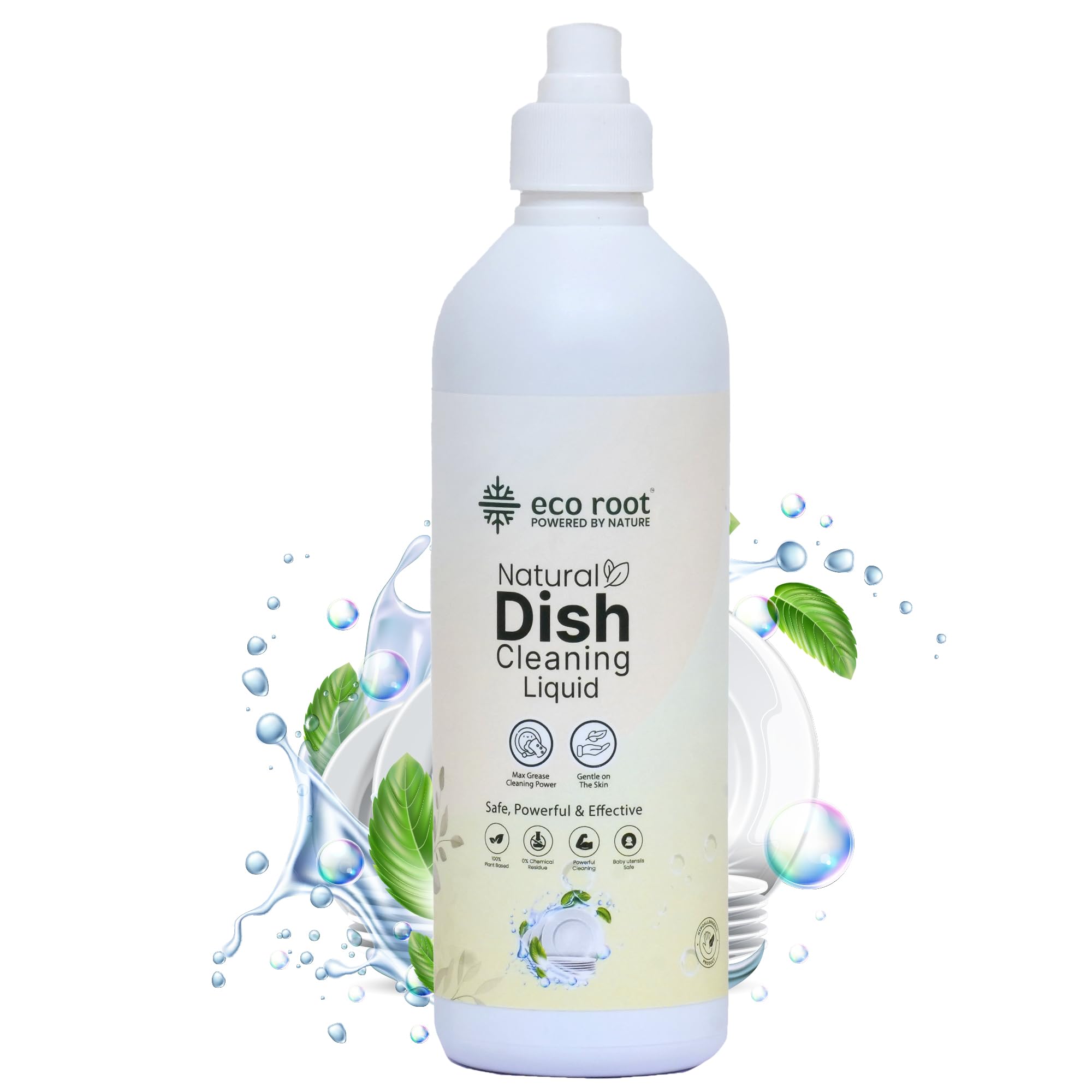 ECOROOT Natural Dish Cleaning Liquid Plant-Based Ingredients for Dishwashing Liquid, Baby Safe, Skin Safe, Pet Safe, Eco-Friendly, Non-Toxic, Utensil Cleaner Liquid (500 ml (Pack of 1)) (B0D3Q9LZ49) Amazon Price History, Amazon Price Tracker