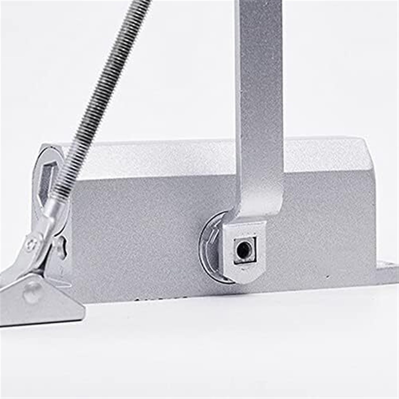 Regulowany aluminiowy automatyczny samozamykacz - samozamykający się zawias sprężynowy do drzwi przeciwpożarowych - 1 szt. wytrzymałe okucia do drzwi dla łatwej instalacji i zwiększonego